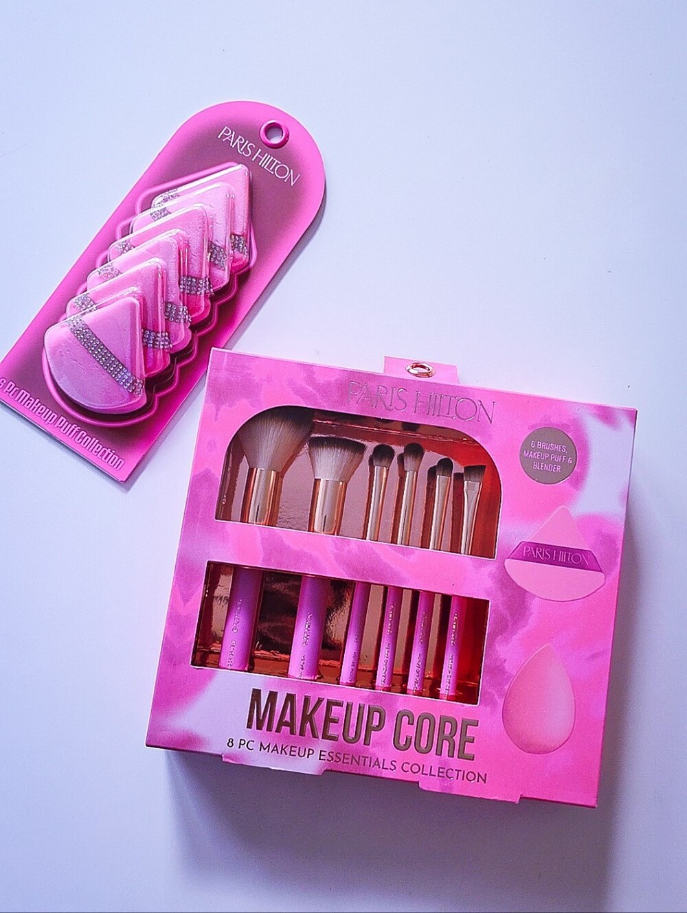 Paris Hilton 6 PC Makeup Puffs Collection Makeup Brushes & Puffs Set NWT